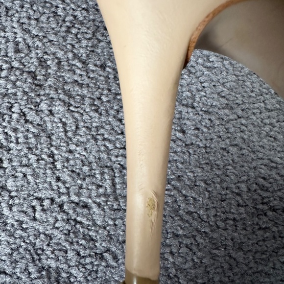 Zara blush coloured heels with edgy studs and ankle straps in size 7.5 - Picture 9 of 11